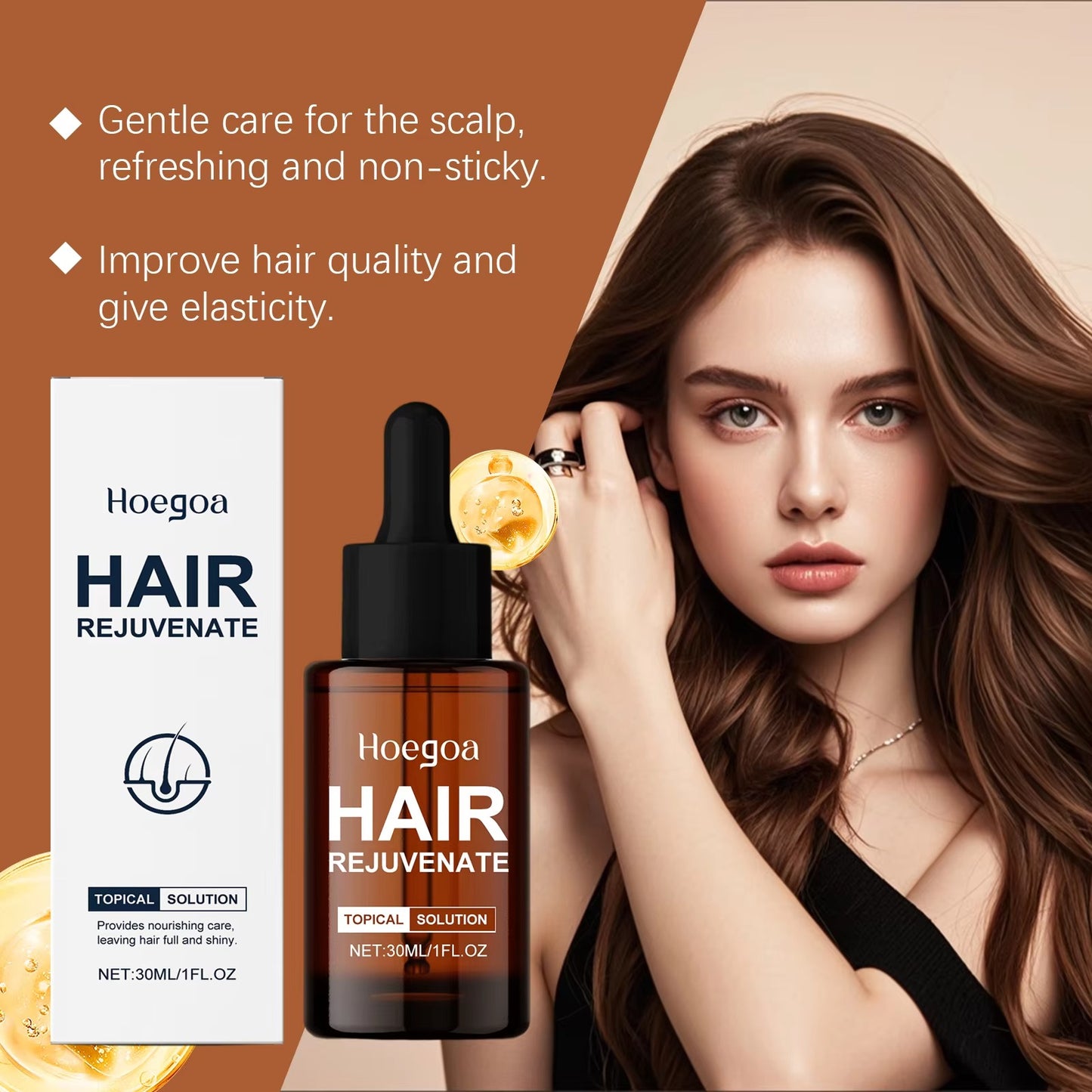 Rosemary Castor Oil – Hair & Scalp Treatment for Dry, Damaged, Frizzy Hair