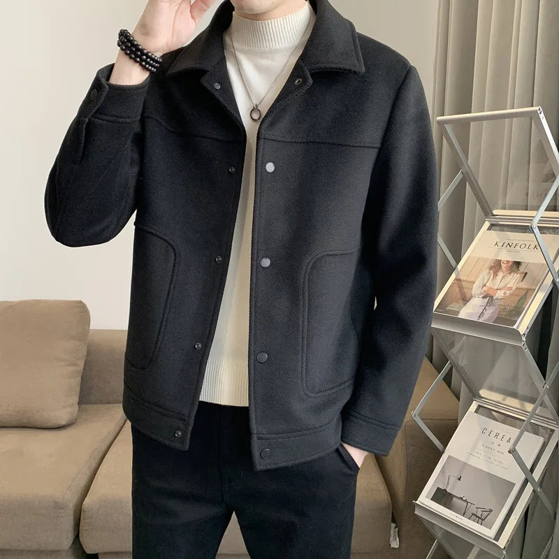 Men’s Woolen Slim Fit Winter Jacket