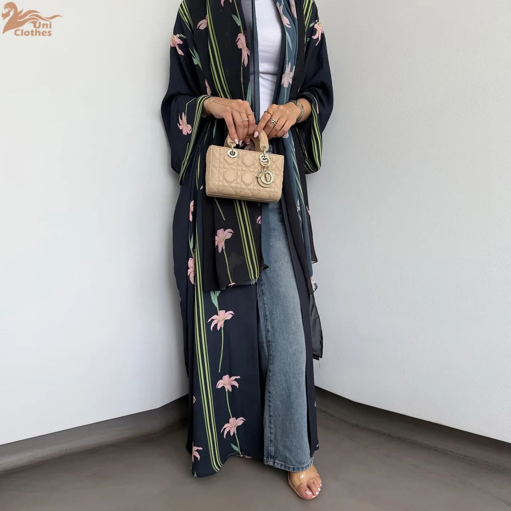 "2025 Modest Abaya with Hijab – 2-Piece Summer Set"